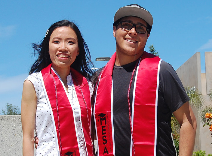 MESA students celebrate commencement.